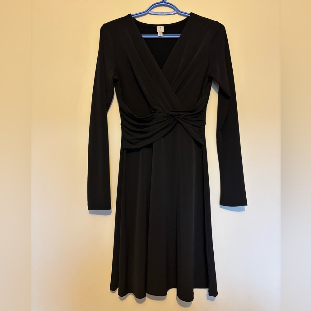 Tristan Black Long Sleeve Dress